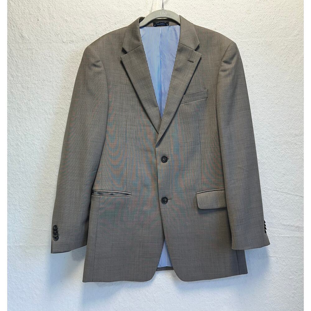 Tommy Hilfiger 100% Wool Coastalcore Minimalist Modern Fit Suit Blazer 36-38R